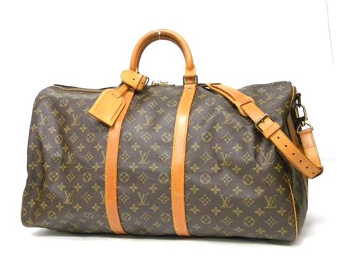 louis vuitton leather keepall 45 gym bag|louis vuitton duffle bag 50.